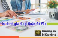 In tờ rơi giá rẻ quận Gò Vấp - In NK Print