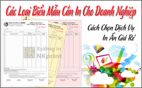 Các Loại Biểu Mẫu Cần In Cho Doanh Nghiệp và Cách Chọn Dịch Vụ In Ấn Giá Rẻ